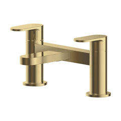 [BTCU803] Enville Dual Lever Round Deck Mounted Bath Filler Tap – Choice of Finish - Cutout