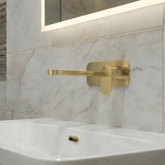 [BTCU828F] Riley Hill Wall Mounted Basin Tap - Choice of Colour - Silo