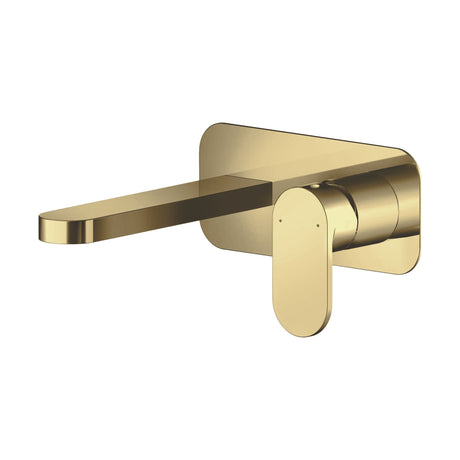 [BTCU828] Enville Round Wall Mount 2 Tap Hole Basin Mixer Tap & Back Plate - Choice of Finish - Cutout