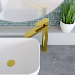 [BTCU870] Enville Round High Rise Mono Basin Mixer Tap - 290 x 57 x 187mm - Choice of Finish - Lifestyle 2
