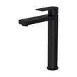 [BTD470] Contemporary Tall Mono Basin Mixer Tap - Matt Black - Cutout
