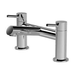 [BTE303] Wetley Minimalist Round Deck Mounted Bath Filler Tap - Choice of Finish - Cutout