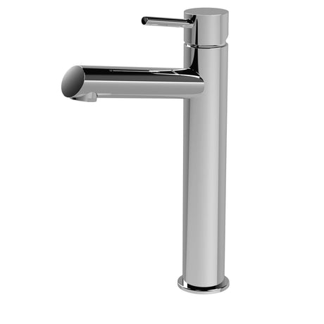 Minimalist Round Tall Mono Basin Mixer Tap - Choice of Finish