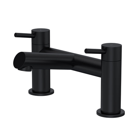 Minimalist Round Deck Mounted Bath Filler Tap - Choice of Finish