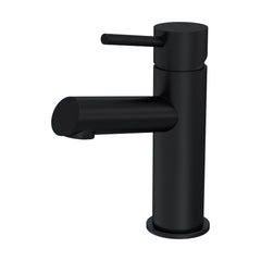 [BTE405] Wetley Minimalist Round Mono Basin Mixer Tap & Push Button Waste - Choice of Finish - Cutout