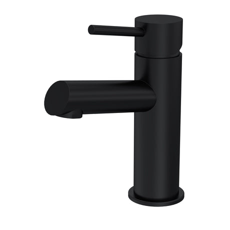 Minimalist Round Mono Basin Mixer Tap & Push Button Waste - Choice of Finish