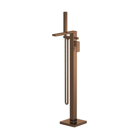 [BTEM1521] Swinscoe Contemporary Square Freestanding Bath Shower Mixer Tap with Kit - Choice of Colour - Cutout
