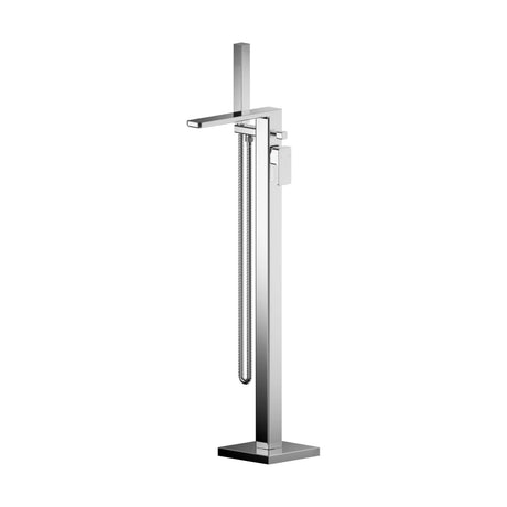 [BTEM321] Swinscoe Contemporary Square Freestanding Bath Shower Mixer Tap with Kit - Choice of Colour - Cutout