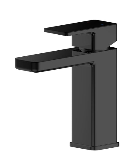 Square Mono Basin Mixer Tap with Push Button Waste – Choice of Finish