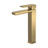 [BTEM870] Square High-Rise Mono Basin Mixer Tap - Matt Black - Cutout
