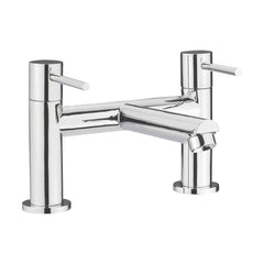 [BTEV313] Balterley Evian Luxury Round Deck Mounted Bath Filler Tap - Chrome - Cutout
