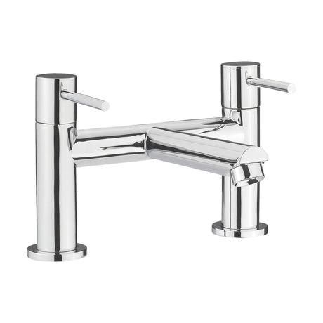 [BTEV313] Balterley Evian Luxury Round Deck Mounted Bath Filler Tap - Chrome - Cutout