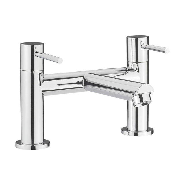 [BTEV313] Balterley Evian Luxury Round Deck Mounted Bath Filler Tap - Chrome - Cutout