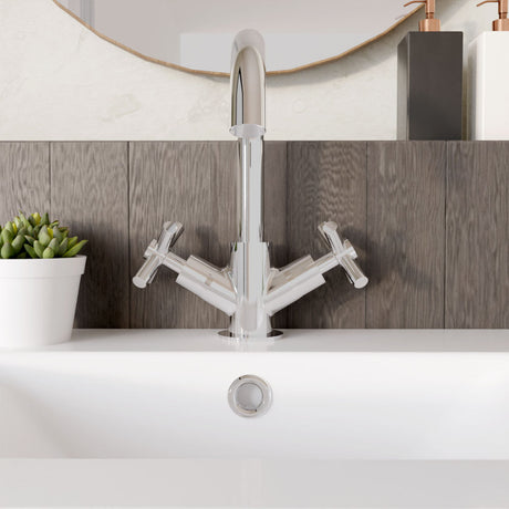 [BTEV317] Balterley Evian Round Mono Lever Basin Mixer Tap - Chrome - Lifestyle 1