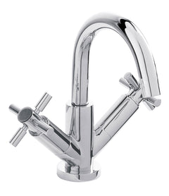 Fulfen Crosshead Monobloc Basin Tap - Choice of Colour