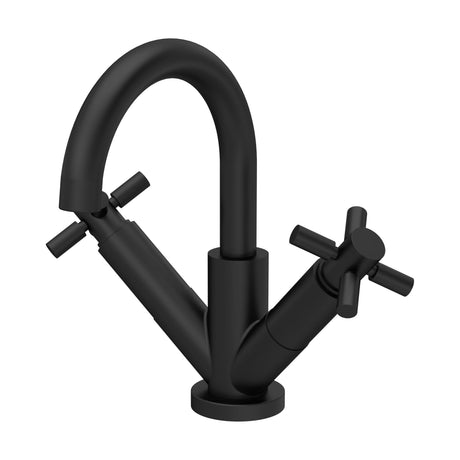 [BTHE415X] Fulfen Crosshead Monobloc Basin Tap - Choice of Colour - Cutout