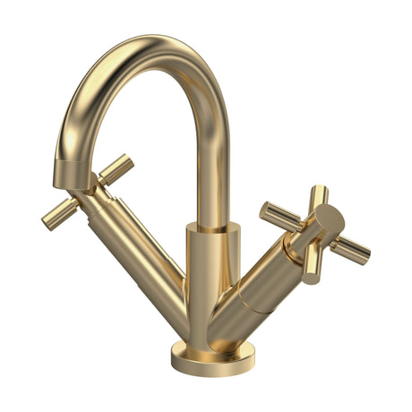[BTHE815X] Fulfen Crosshead Monobloc Basin Tap - Choice of Colour - Cutout