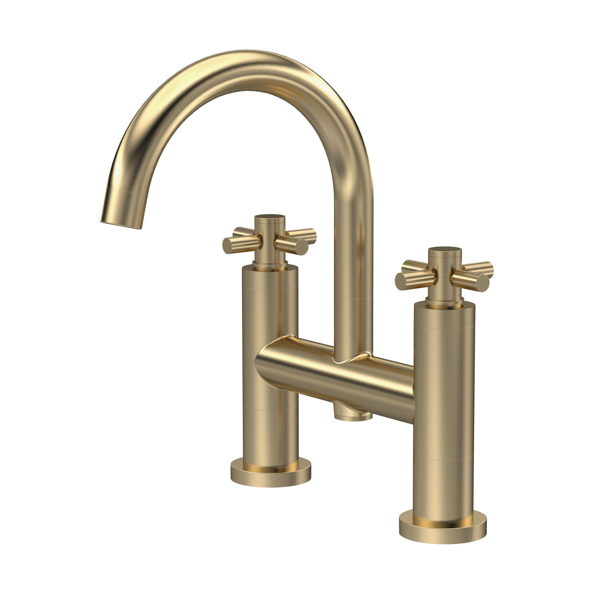 [BTHE853X] Hester Crosshead Bath Filler - Cutout