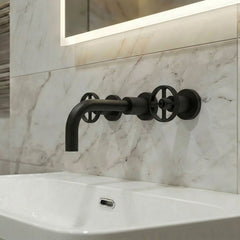 [BTIW417] Tyrley Wall Mounted Basin Tap - Choice of Colour - Silo