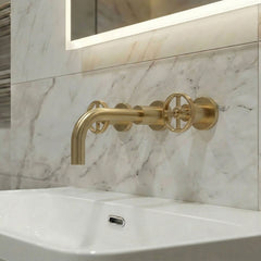 [BTIW817] Tyrley Wall Mounted Basin Tap - Choice of Colour - Silo