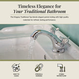 Balterley Hanchurch Traditional Mono Basin Mixer Tap - Chrome or Brushed Brass