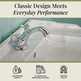 Balterley Hanchurch Traditional Mono Basin Mixer Tap - Chrome or Brushed Brass