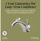 Balterley Hanchurch Traditional Mono Basin Mixer Tap - Chrome or Brushed Brass