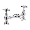 [BTKI315X] Hanchurch Traditional Crosshead Bridge 2 Tap Hole Mixer - Choice of Colour - Cutout