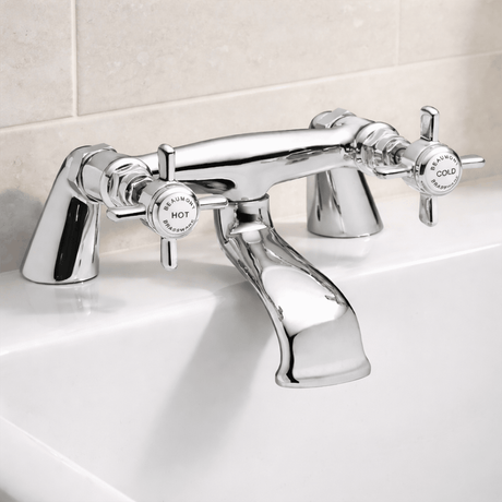 [BTKI328X] Balterley Hanchurch Bath Filler Tap - Chrome or Brushed Brass - Silo