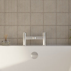 [BTPR303] Consall Round Dual Lever Deck Mounted Bath Filler Tap - Choice of Finish - Lifestyle 1