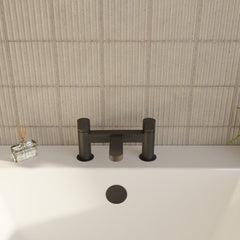 [BTPR403] Consall Round Dual Lever Deck Mounted Bath Filler Tap - Choice of Finish - Lifestyle 2