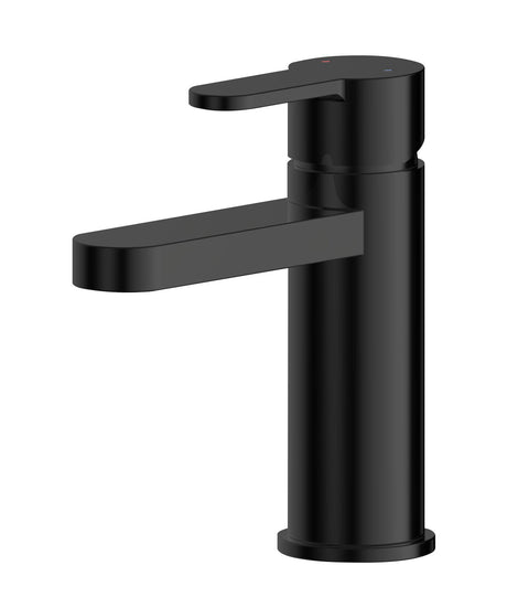 Consall Round Mono Basin Mixer Tap with Push Button Waste - Choice of Finish