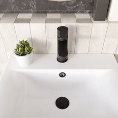 [BTPR405] Consall Round Mono Basin Mixer Tap with Push Button Waste - Choice of Finish - Lifestyle 2