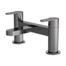 [BTPR703] Consall Round Dual Lever Deck Mounted Bath Filler Tap - Choice of Finish - Cutout