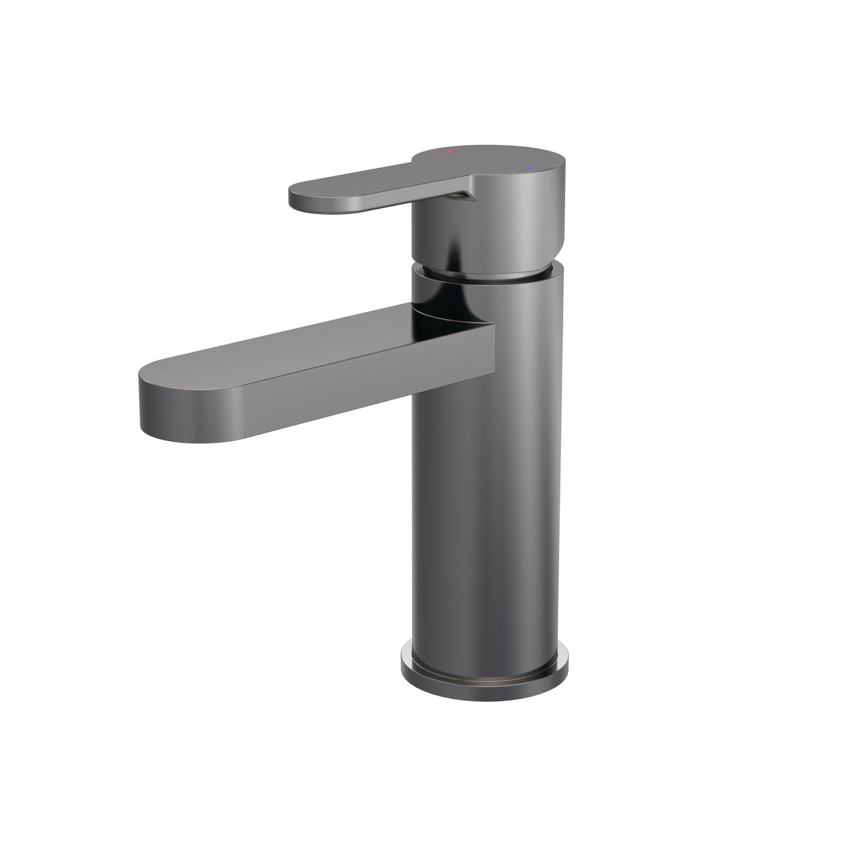 Consall Round Mono Basin Mixer Tap with Push Button Waste - Choice of Finish