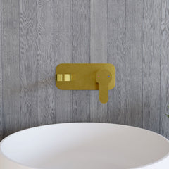 [BTPR828] Consall Round Wall Mounted Basin Tap - Choice of Finish - Lifestyle 1