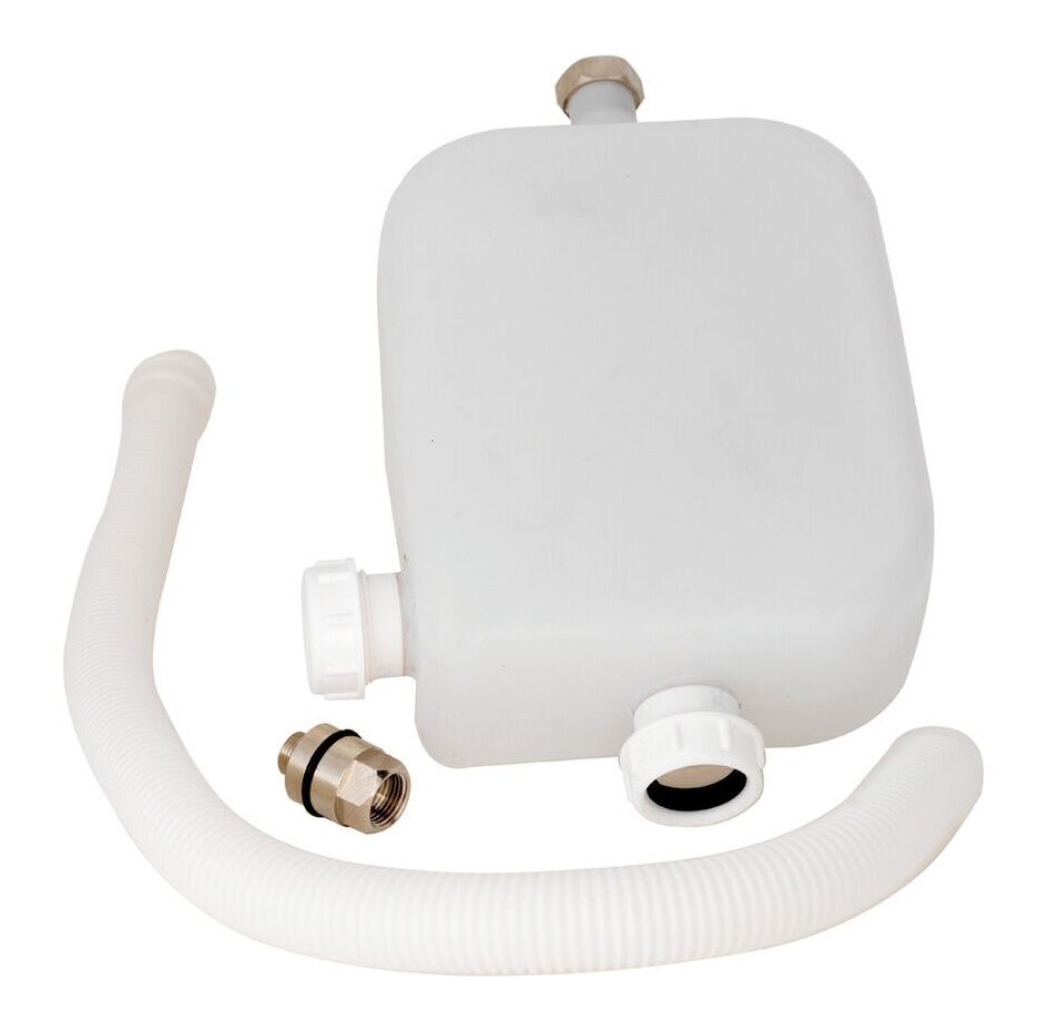 [BTSPR04] Modern Bathroom 4 Tap Hole Hose Retainer with Drain, 340mm x 90mm, Chrome - Cutout
