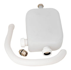 [BTSPR04] Modern Bathroom 4 Tap Hole Hose Retainer with Drain, 340mm x 90mm, Chrome - Cutout