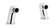 [BTSX322] Tap Accessories Round Minimalist Inlet Legs, Pair - Chrome - Cutout