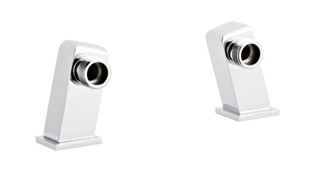 [BTSX323] Tap Accessories Square Minimalist Inlet Legs, Pair - Chrome - Cutout