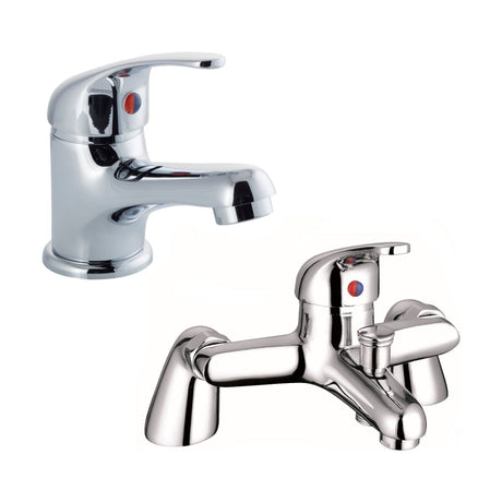 [BTT00204] Mono Basin Mixer Tap - Choice of Bath Filler Tap or Bath Shower Mixer Tap - Cutout