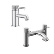 [BTT75051] Contemporary Mono Basin Mixer Tap - Choice of Bath Tap Type and Colour - Cutout
