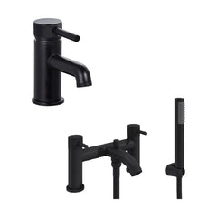 [BTT76062] Contemporary Mono Basin Mixer Tap - Choice of Bath Tap Type and Colour - Cutout
