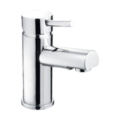 [BTTT702] Contemporary Minimalist Round Mono Basin Mixer Tap - Chrome - Cutout