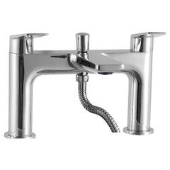 [BTTT854] Contemporary Bath Shower Mixer Tap (No Waste), Choice of Finish - Cutout