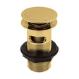 [BWER807] Push Button Basin Waste Slotted - Cutout