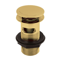 [BWER807] Push Button Basin Waste Slotted - Cutout