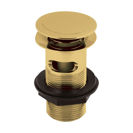 [BWER807] Push Button Basin Waste Slotted - Cutout