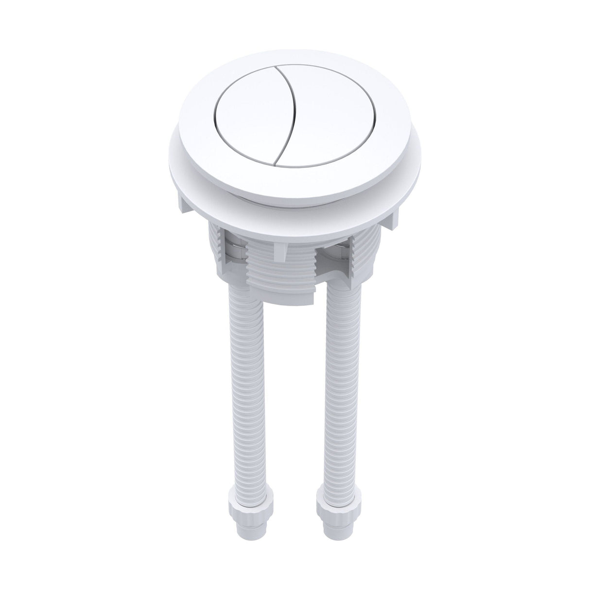[BWPB101] Cistern Push Button White - Cutout