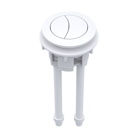 [BWPB101] Cistern Push Button White - Cutout
